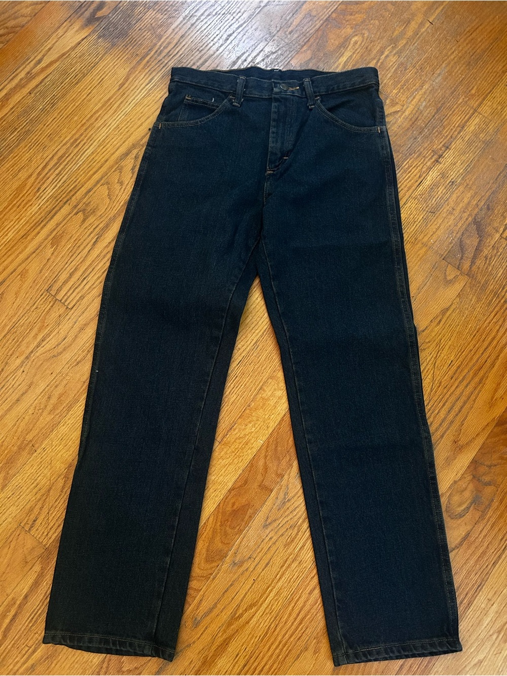 Rustler Men’s Black Straight-Leg Jeans